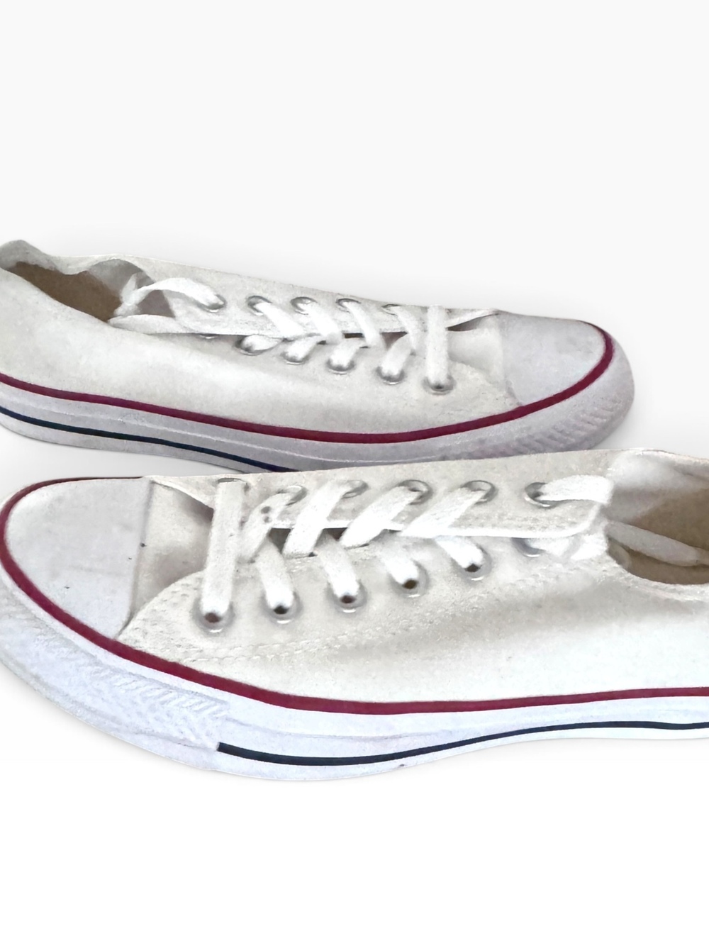 Converse All Star white low top sneakers